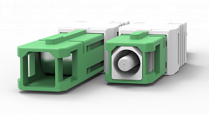 SC Shuttered Adapter - Front Iso